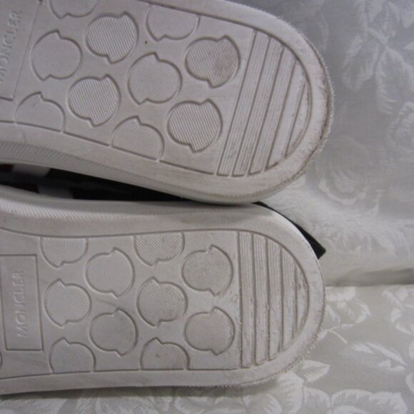 Moncler crackle metallic Monaco-style sneakers - Picture 13 of 13